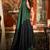 Green mal cotton contrast pallu with fancy tassels saree with blouse