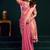 Pink munga cotton mina work with zari border & cute finish saree with blouse