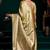 Olive satin silk jacquard woven with fancy saree with blouse