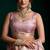 Mauve satin silk jacquard woven with fancy saree with blouse