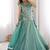 Elegant Sky Blue Faux Georgette Lehenga Choli Set with Embroidered Koti for Women