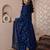 Cotton cambric a-line kurti-pant-dupatta set