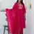 Floral embroidered cotton round neck kurta trosuer & dupatta set