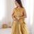 GOLD Lehenga Choli with Embroidered Koti