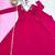 Pink color roman silk chanderi solid -mirror lace work anarkali set full stitched.