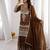 Dark mehendi color crunchy silk zari dori sequence embroidered anarkali set full stitched