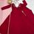 Maroon color roman silk chanderi solid -mirror lace work anarkali set full stitched.