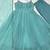 Sky blue color crunchy silk siroski work anarkali set full stitched.