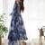 Navy blue color marble printed orgenza silk anarkali set full stitched.