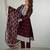 Maroon color rangoli silk thread sequince embroidered work anarkali set full stitched.