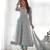 Sky blue color floral printed chiffon anarkali set full stitched.