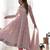 Pink color floral printed chiffon anarkali set full stitched.