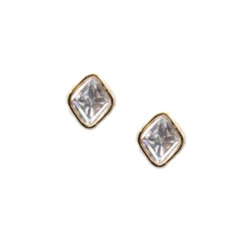 Gold Plated Moissanite Kundan Layered Pendant Necklace Set