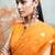 Rust orange modal satin kurta set