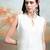 White ivory embroidered organza kurta set