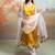 Mustard yellow lace embroidered modal satin kurta set