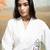 Off white embroidered mulmul kurta set
