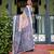 peach color Ready to wear saree with unstitched blouse