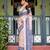 peach color Ready to wear saree with unstitched blouse
