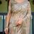 grey colour Ready to wear saree with unstitched blouse