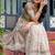 grey colour Ready to wear saree with unstitched blouse