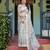 off white colour Ready to wear saree with unstitched blouse
