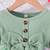 Mint green ribbed bow tulle party wear girls dress