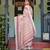 cream color Ready to wear saree with unstitched blouse