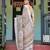 beige colour Ready to wear saree with unstitched blouse