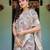 beige colour Ready to wear saree with unstitched blouse