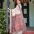 cream color Ready to wear saree with unstitched blouse