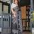 light black color Ready to wear saree with unstitched blouse