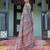 sage green color Ready to wear saree with unstitched blouse