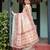 beige colour Ready to wear saree with unstitched blouse