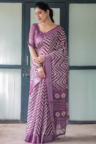 wine colur Ready to wear saree with unstitched blouse