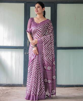 wine colur Ready to wear saree with unstitched blouse 2