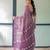 wine colur Ready to wear saree with unstitched blouse