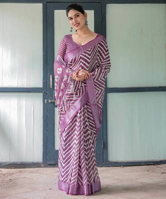 wine colur Ready to wear saree with unstitched blouse 5