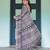 black colour Ready to wear saree with unstitched blouse