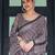 black colour Ready to wear saree with unstitched blouse