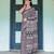 black colour Ready to wear saree with unstitched blouse