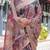 beige colour Ready to wear saree with unstitched blouse