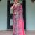 pink color Ready to wear saree with unstitched blouse