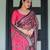 pink color Ready to wear saree with unstitched blouse