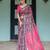 pink color Ready to wear saree with unstitched blouse