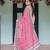pink color Ready to wear saree with unstitched blouse