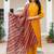 Women yellow embroidered kurta pant set with multicolor dupatta