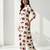 Women new trendy  off-white & maroon red elephant print cotton kurta with palazzos