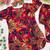 Women new latest  red floral printed crepe kurta with palazzos set