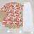 Womens new trendy orange  flower floral printed short kurti with beige palazzo set